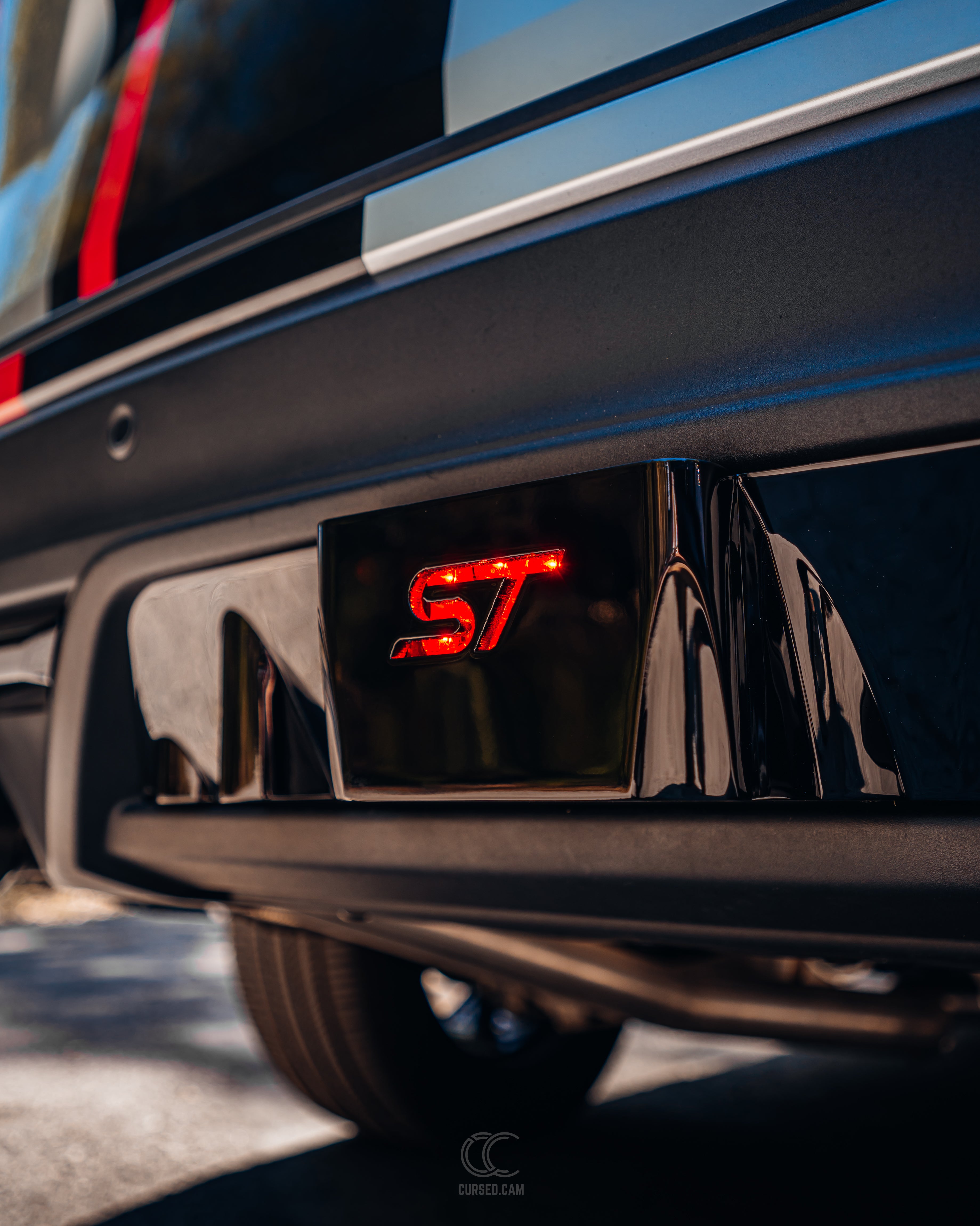 Ford Explorer ST Hitch Cover with Running LED ST Logo Cutout Style ...